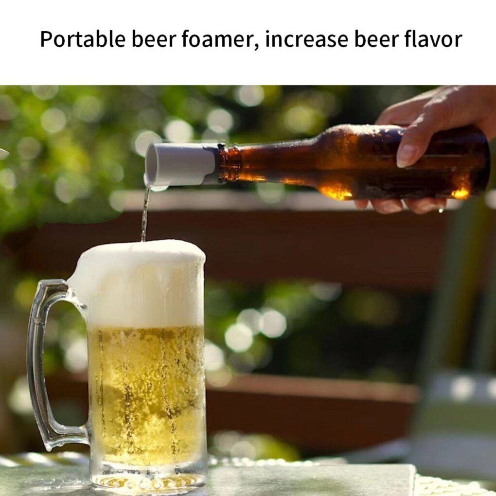 Enfriador de cerveza portátil, máquina de espuma de cerveza, uso con propósito especial para cervezas embotelladas y enlatadas, 1 ud.