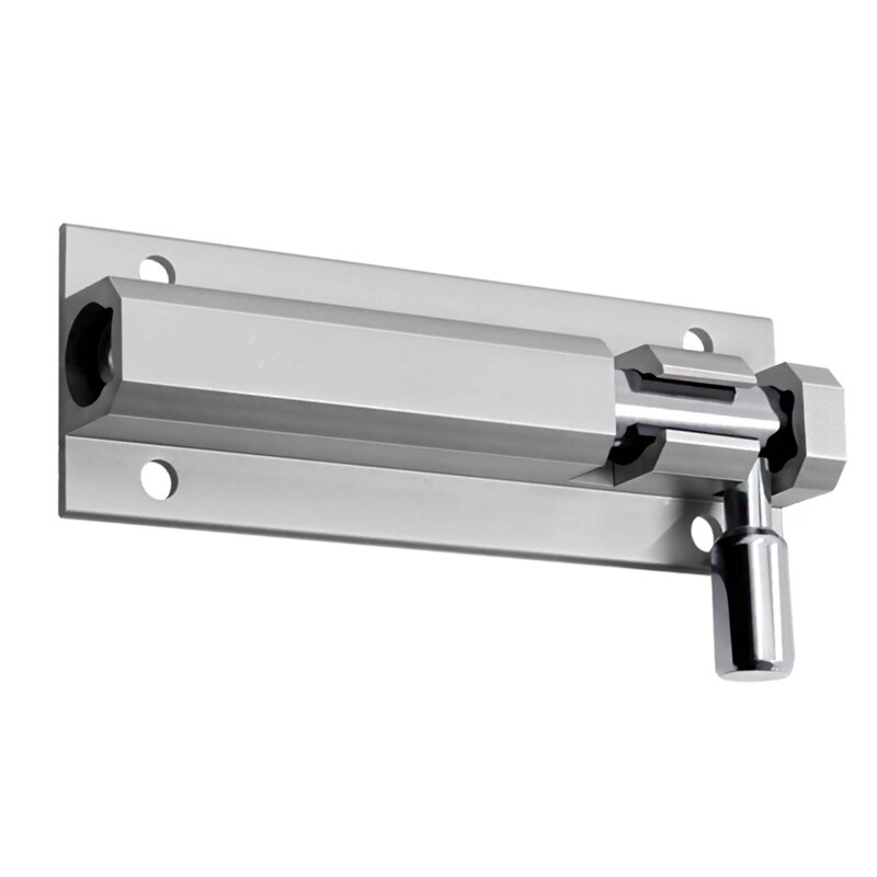 1 Set Aluminum Alloy Door Latch Safety Bolt Lock Thickening Sliding Door and Window Llatch Barrel Bolt Security Bar Hardware