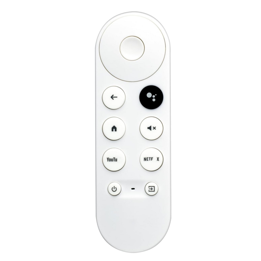Télécommande vocale compatible avec Google Dnomecast 4k Snow G9N9N/GA01409-US/GA01919-US/GA01920-US/revenu 01923/revenu 02463/revenu 02464: Default Title