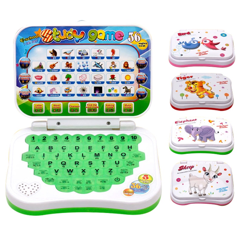 Laptop Chinese English Learning Computer Toy for Boy Baby Girl Children Kids AN88