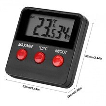Digitale LCD Thermometer Temp Vochtigheid Monitor Meter voor Ei Incubator Huisdier Houden
