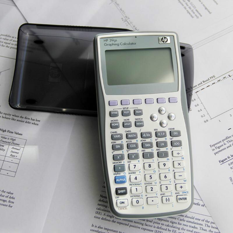 Calculadora gráfica Hp39gs de , calculadora científica con función para examen Sat/Ap, Hp 39gs, nueva: Data cable with shel