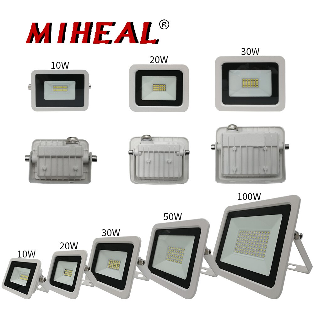 High Intensity 10W 20W 30W 50W 100W LED Industrial lighting 230V White Reflector Commercial Lighting Industrial Warehouse IP68