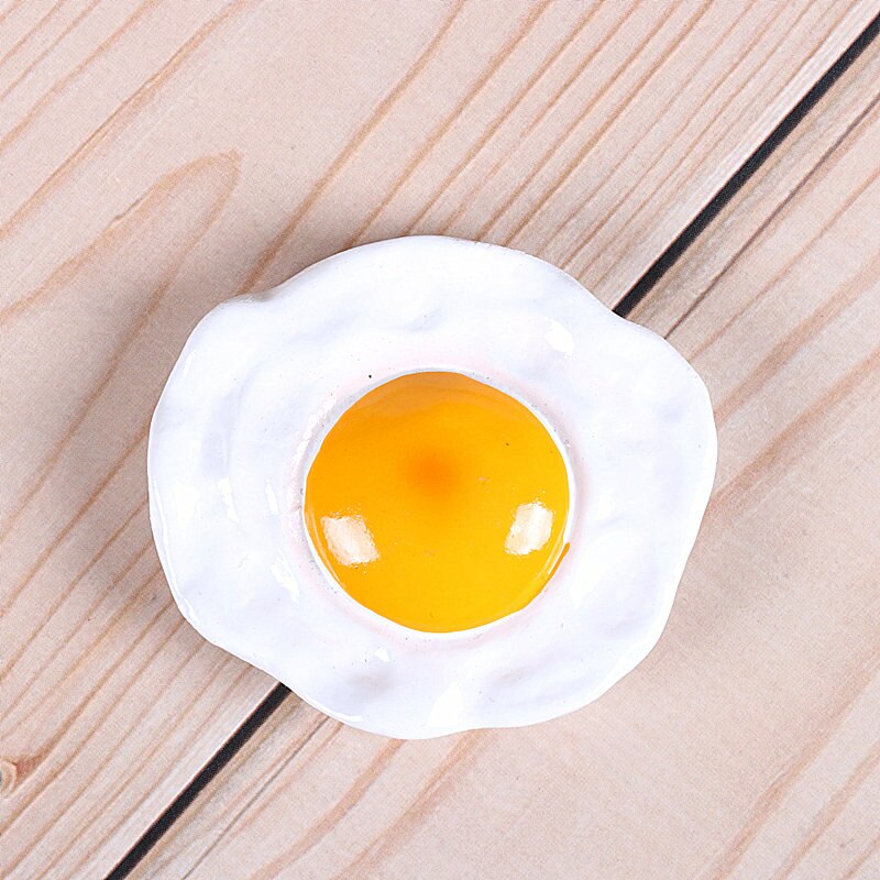 Bionische voedsel koelkast magnetische pasta melk pan ei brood tomaat koelkast plakken bericht stok magneet knop home decoratie: one egg