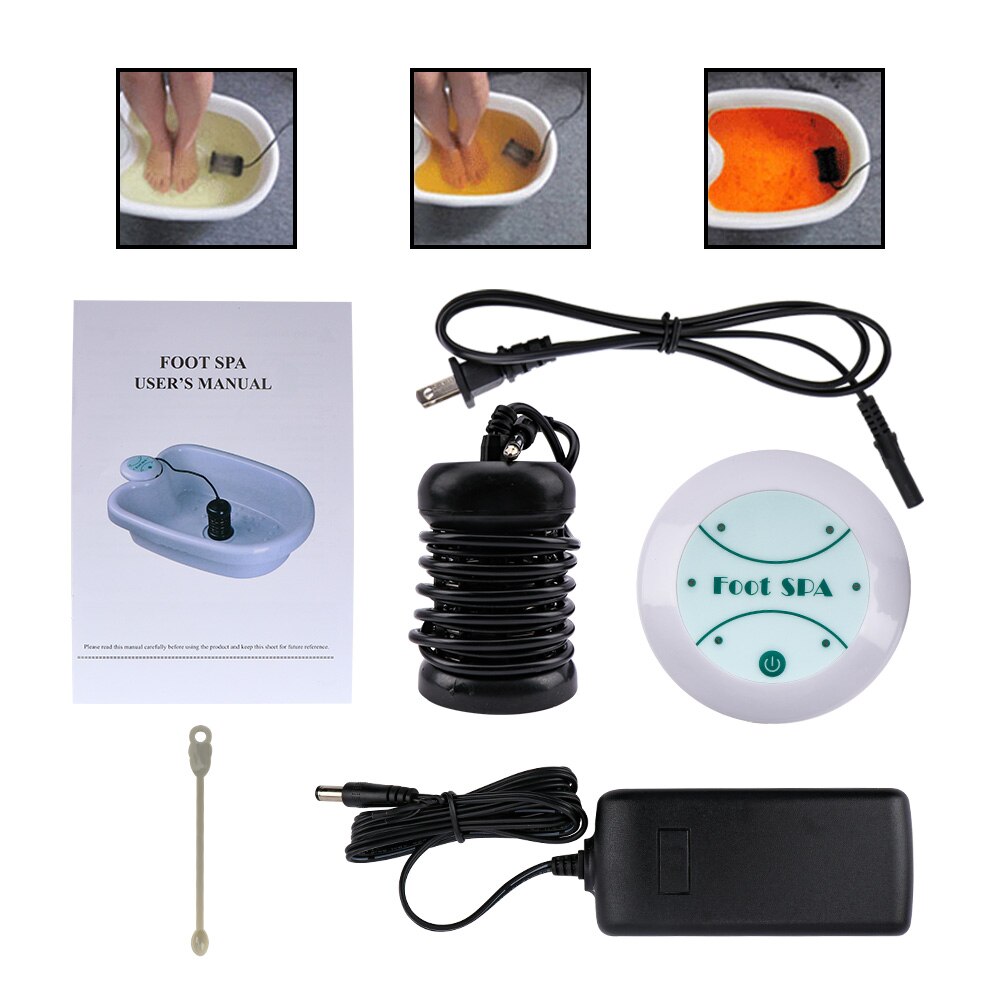 Mini detox maskine ion cleanse ionisk fodbad aqua cell spa maskine detox fodbad til fodmassage fod spabad