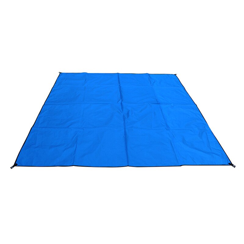 Alfombra impermeable para suelo de tienda de campaña, tapete de Picnic ultraligero de 210x150cm, con bolsillo, con huellas, saco de lona de playa para acampar y hacer senderismo
