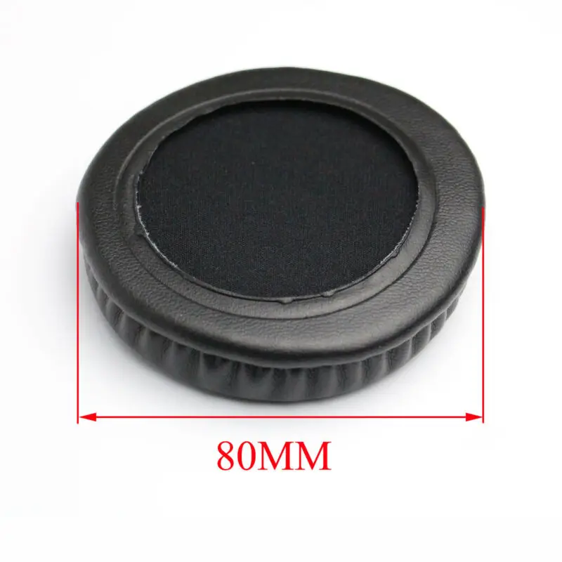 Ersatz-Ohrpolster, Ohrenschützer, ultraweiches Schwammkissen für 50 55 60 65 70 75 80 85 90 95 100 105 mm Kopfhörer, Headset-Ohrpolster: LVORY