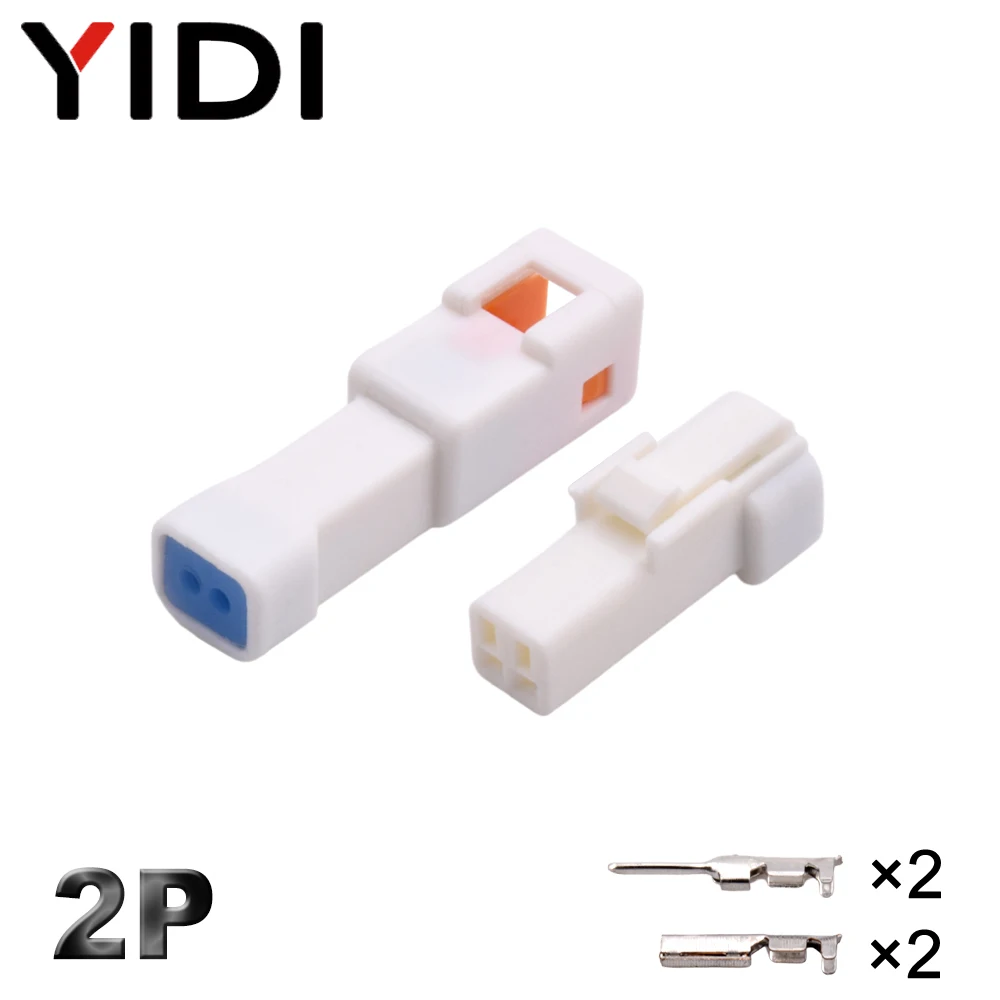 10 Sets Micro Male Female JWPF JST 2/3/4/6/8 Pin Automotive Snap Connector Waterproof Housing Wire Plugs Socket With Terminals: WHITE