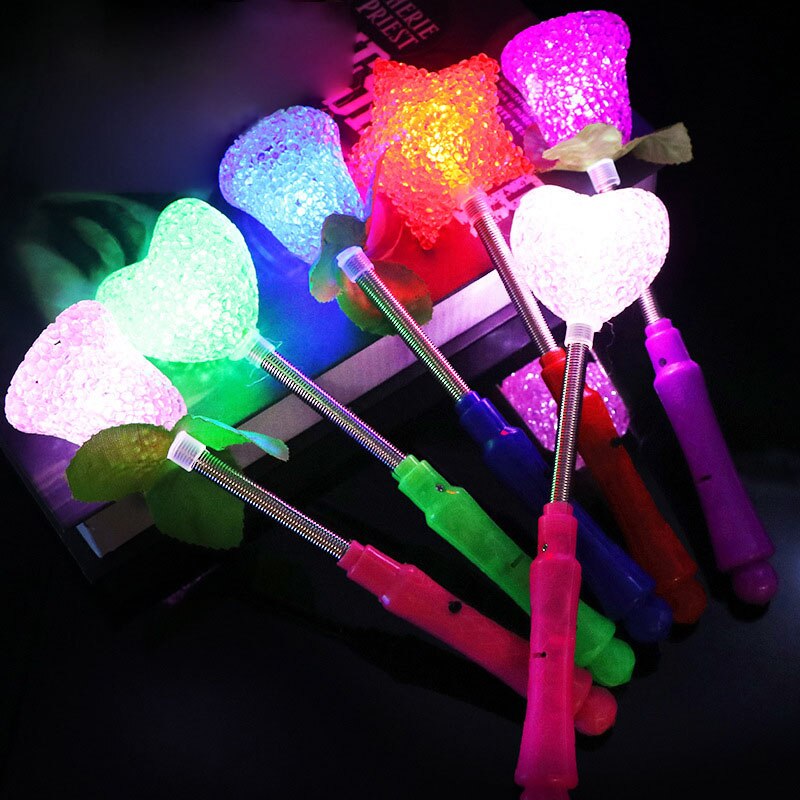 Luminous Flashing Light Sticks for Wedding Party Halloween Decoration Children LBV