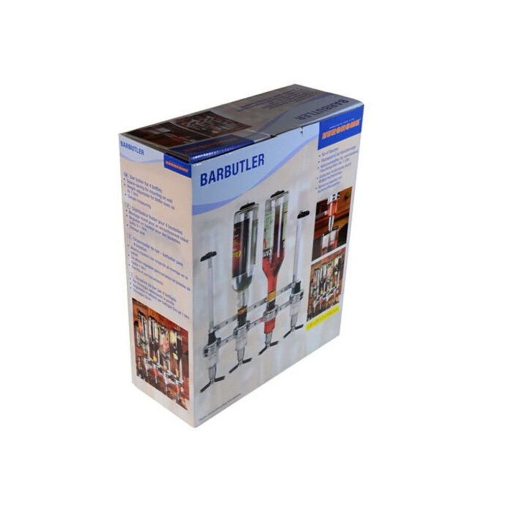 Dispenser Machine Wall Mounted 4-station Drinking Pourer Home Bar Tools For Beer Soda Coke Fizzy Soda