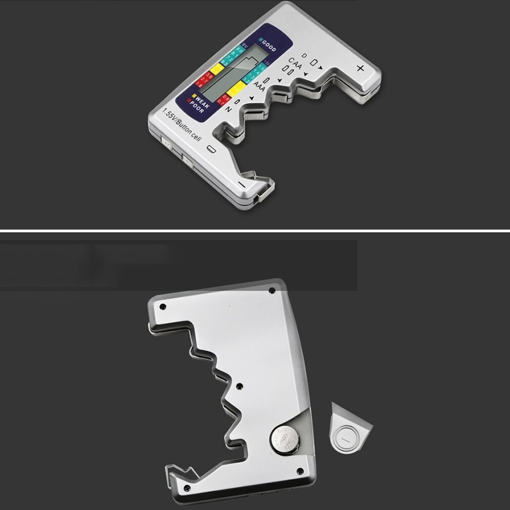 Digitale Batterij Tester Checker Batterij Capaciteit Tester Voor C D 9V Aa Aaa 1.5V Lithium Batterij Voeding meetinstrument