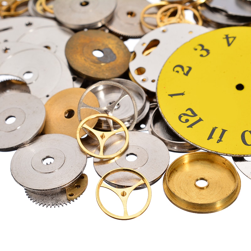 50g/bag Metal Steampunk Gears Steampunk Parts Vintage Steampunk Wrist Watch Old Parts Gears Wheels Steam Punk Lots DIY