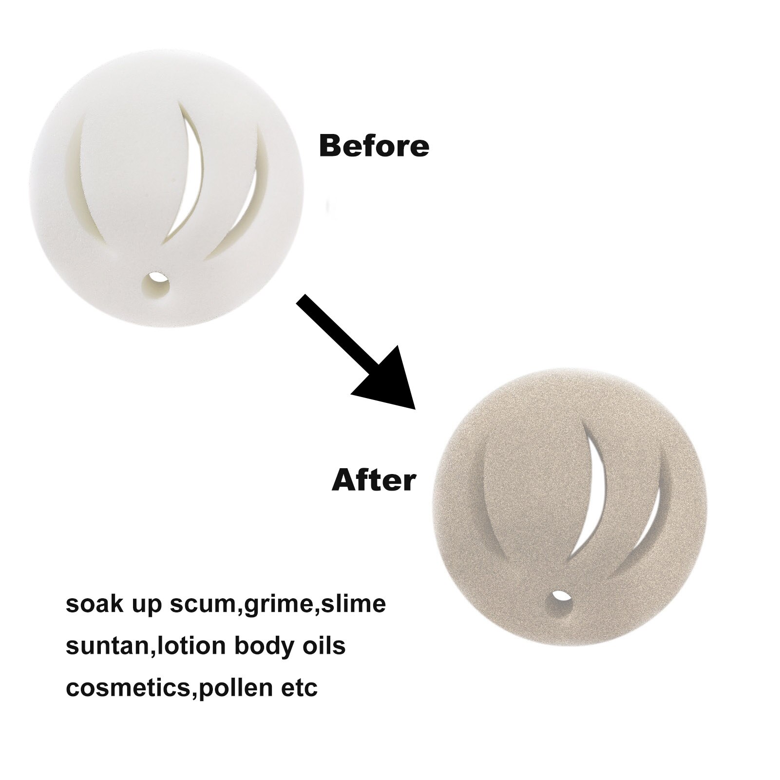 Blossom Olie-Absorberende Spons Zwemmen Zwembad Spons Absorberen Olie Vuil Absorberende Scum Spons Hotel Baden Zwembad Schoon Tool Accessoires