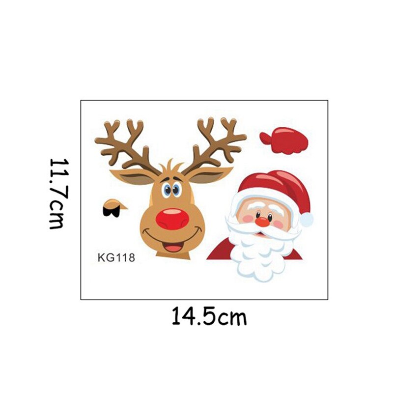 Christmas Switch Stickers Wall Switch Decoration Stickers Christmas Removable Wall Stickers: KG118