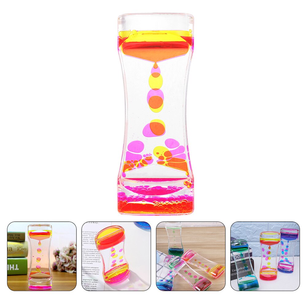 Liquid Motion Sandglass Timer Novelty Liquid Motion Bubbler for Children
