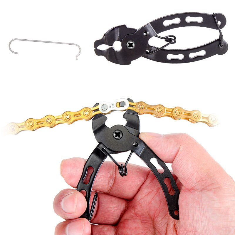 Mini Bike Chain Quick Link Tool with Hook up Multi Link Plier MTB Road Cycling Chain Clamp Magic Buckle Bicycle Tool Kit