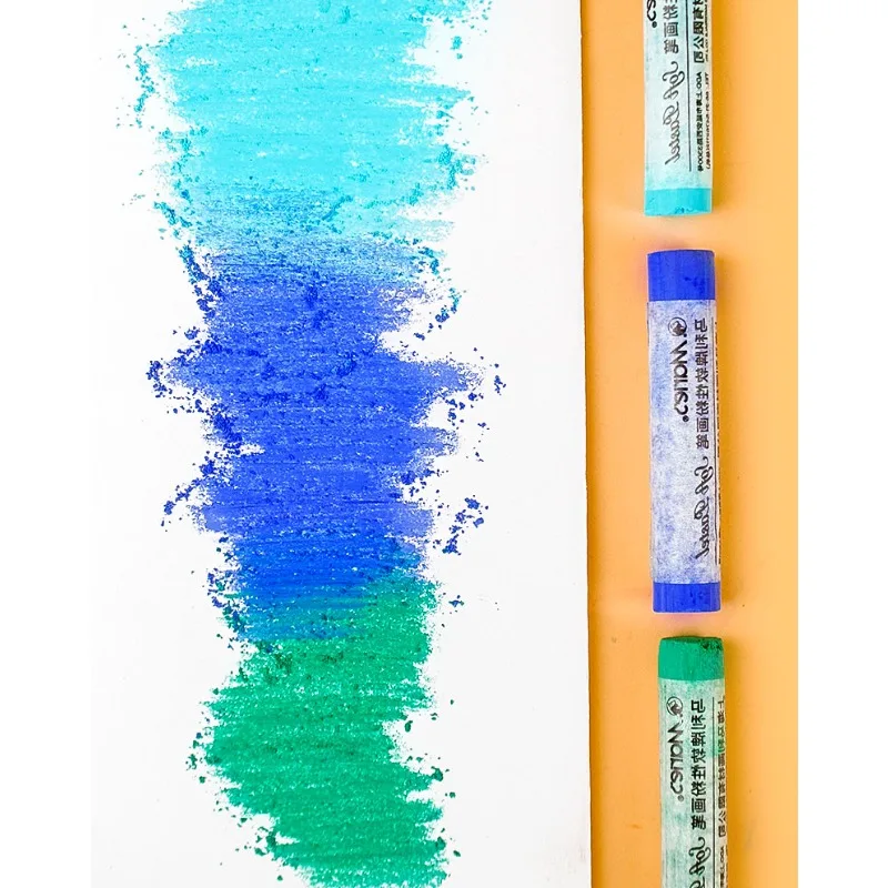 Maries Farbkreide, 24 Farben, 12 Farben, Kreide, 48 Malerei, Rosa, professioneller Pastellstift, Pinselbrett, Zeitungs- und Malzubehör