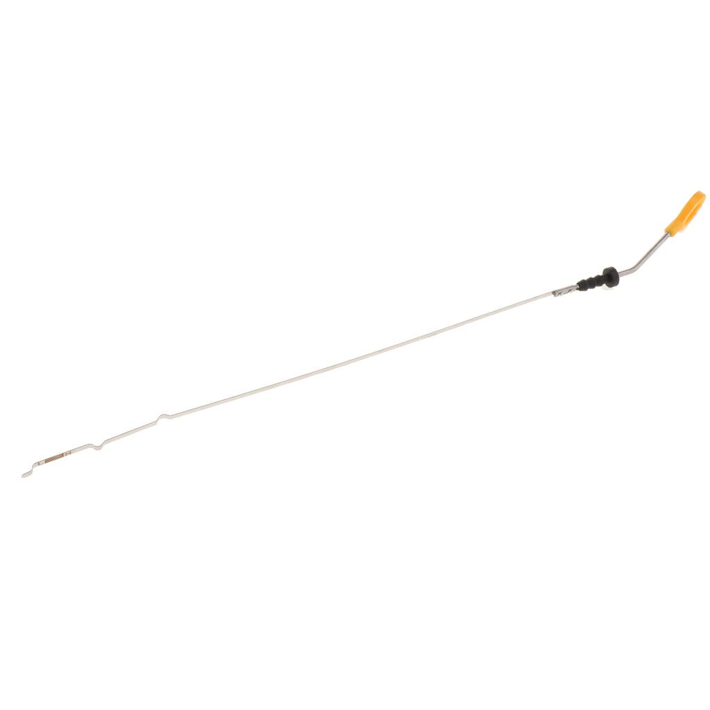 21-Inch Chrome Engine Oil Dipstick S9224 - Fits Mopar Small Block 318 340 360 Engines Up To 1987