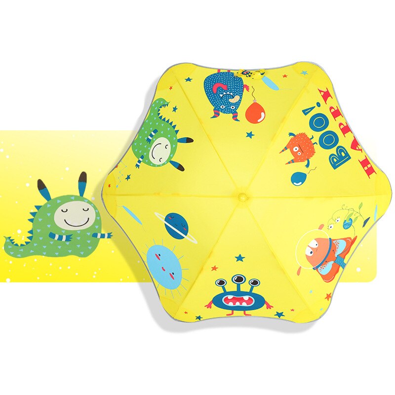 Cartoon Kinderen Paraplu Voor Meisjes Jongens Leuke Cartoon Kinderen Paraplu Creatieve Lange Handvat Dier Paraplu School Lichtgevende Parasol: 7