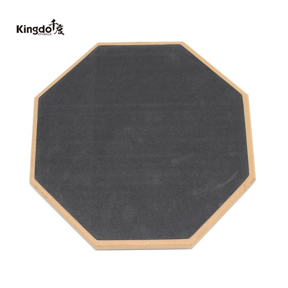 Tambor de práctica de de goma Kingdo más barato 12 "tambor silencioso sonido mudo tambor