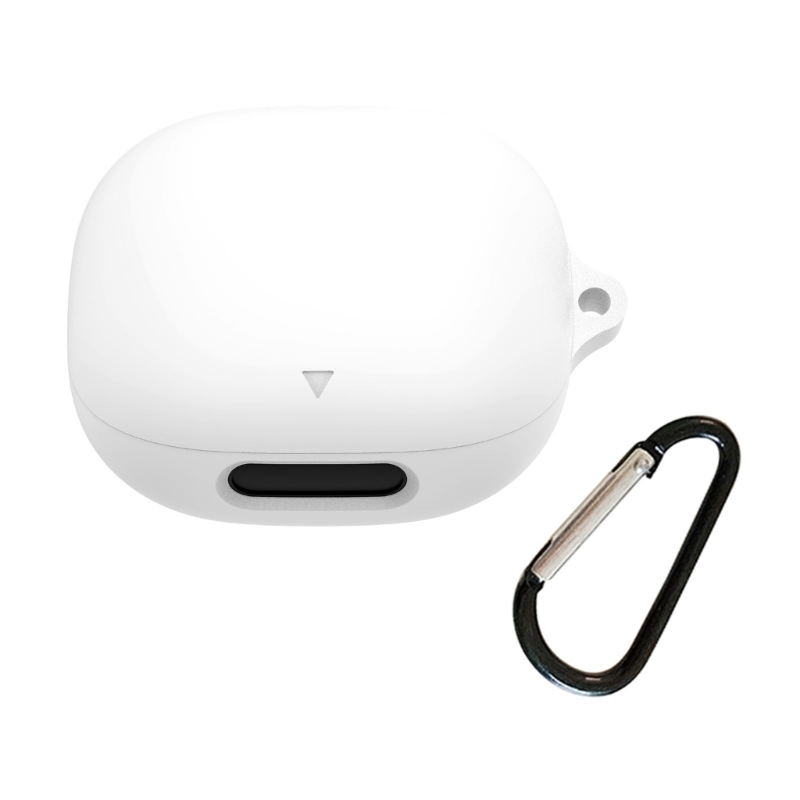 Estuche de transporte de silicona para auriculares Anker Soundcore Liberty 4 Pro, funda protectora resistente a los arañazos y a prueba de arañazos: Blanco