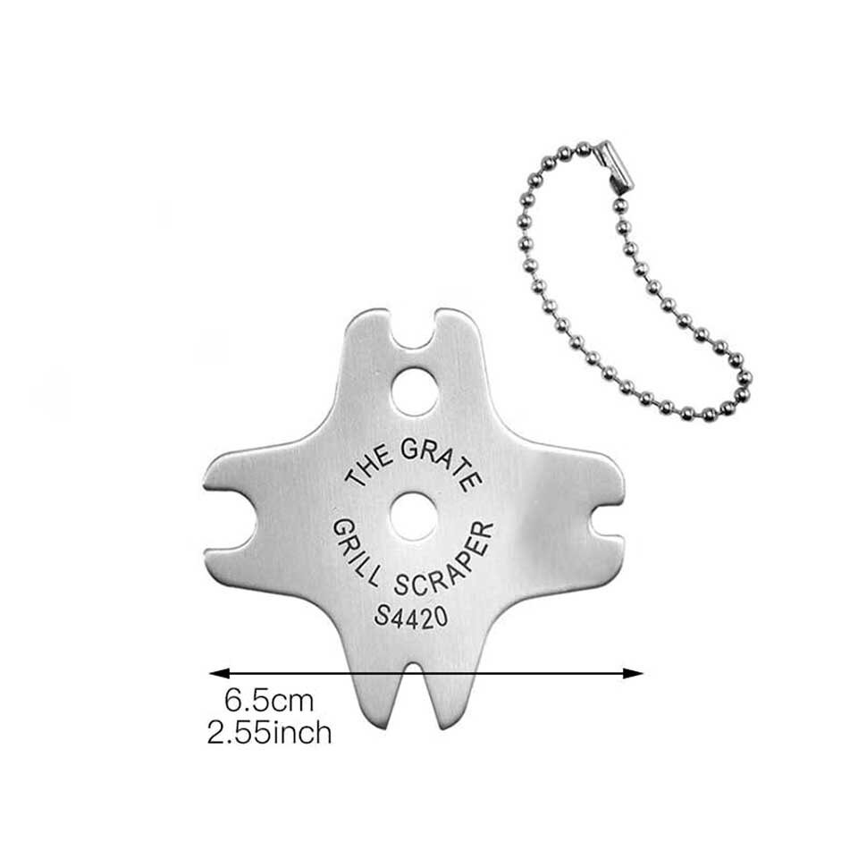 BBQ Grill Brush And Scraper Stainless Steel Extra Strong Barbecue Cleaner Cleaning Brush Tools Weber Gas Accessories