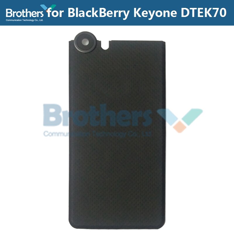 For BlackBerry KEYone DTEK70 DTEK 70 Back Cover Battery Door Housing Flake Top UP Bottom Cover BackCover Phone Replacement: Back Case Black