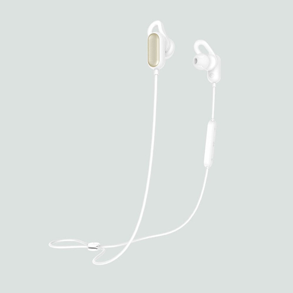 Originele Xiaomi Sport Bluetooth Jeugd Editie Oortelefoon IPX4 Waterdichte Bluetooth Oordopjes Build-In Mic Handenvrij Oortelefoon: WHITE