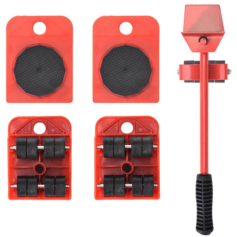 Heavy Goods Furniture Shifter Five-piece Mover Heavy Object Moving Tool Combination Tool For Moving House Furniture Hand Tools