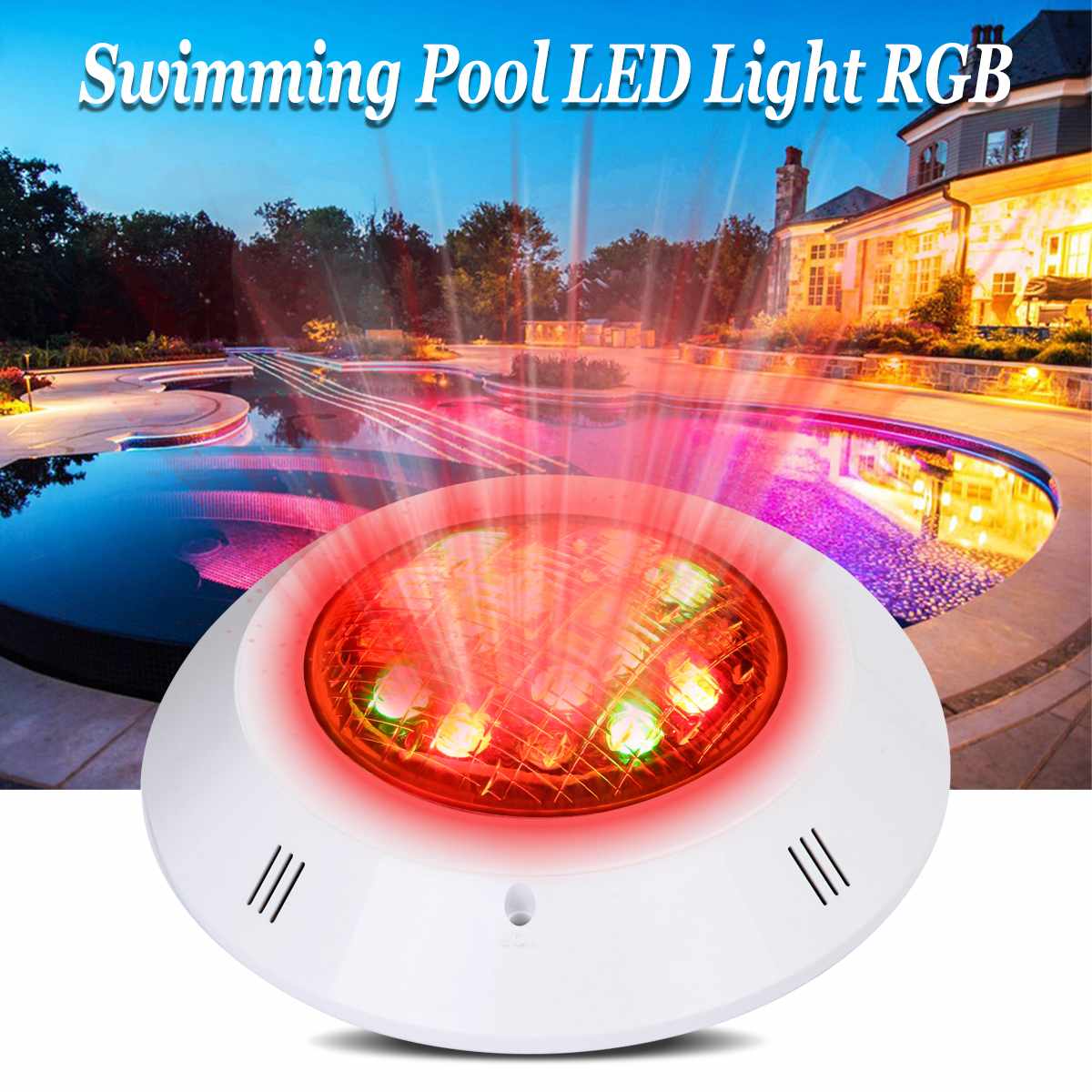 18W 12V RGB LED lumière de piscine étanche extérieure RGB lumière sous-marine étang fontaine Led Piscina Luz projecteur