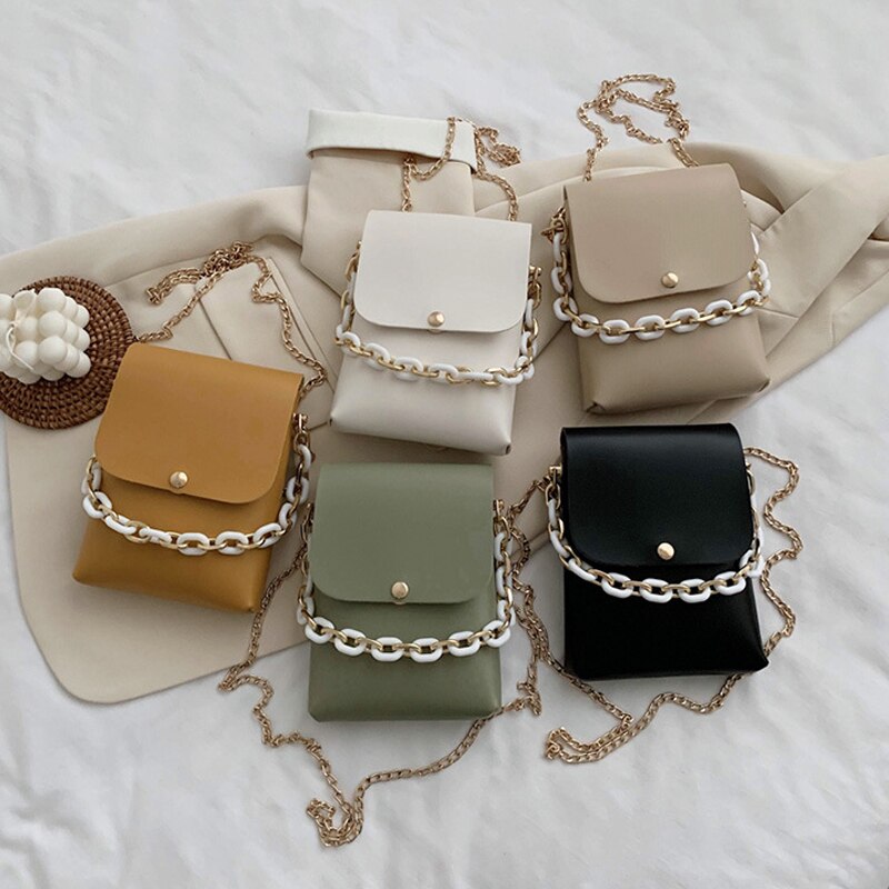 Nuovo mini Donne messaggero Borse casuale di Spessore Moda Catene Borse A Spalla di Alta Qualità sacchetto di Frizione Del Progettista Borsa con Tracolla per Le Signore