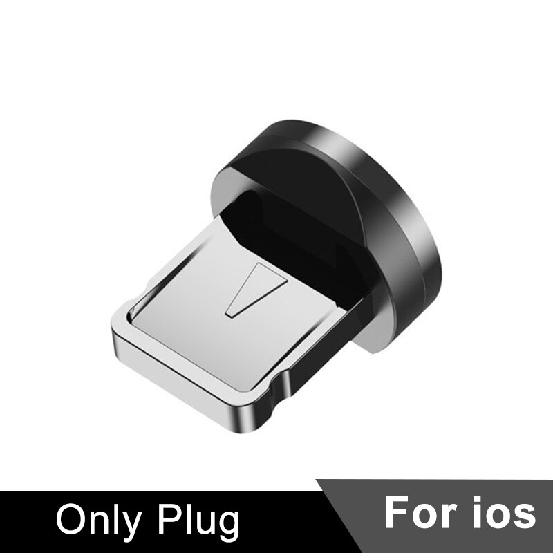 USLION Neue 540 ° Magnetische USB Kabel Stromer LED Ladung Typ C Kabel Ladegerät Mikro magnetisch Telefon USB Kabel Für iPhone Samsung: Pro iPhone Stecker