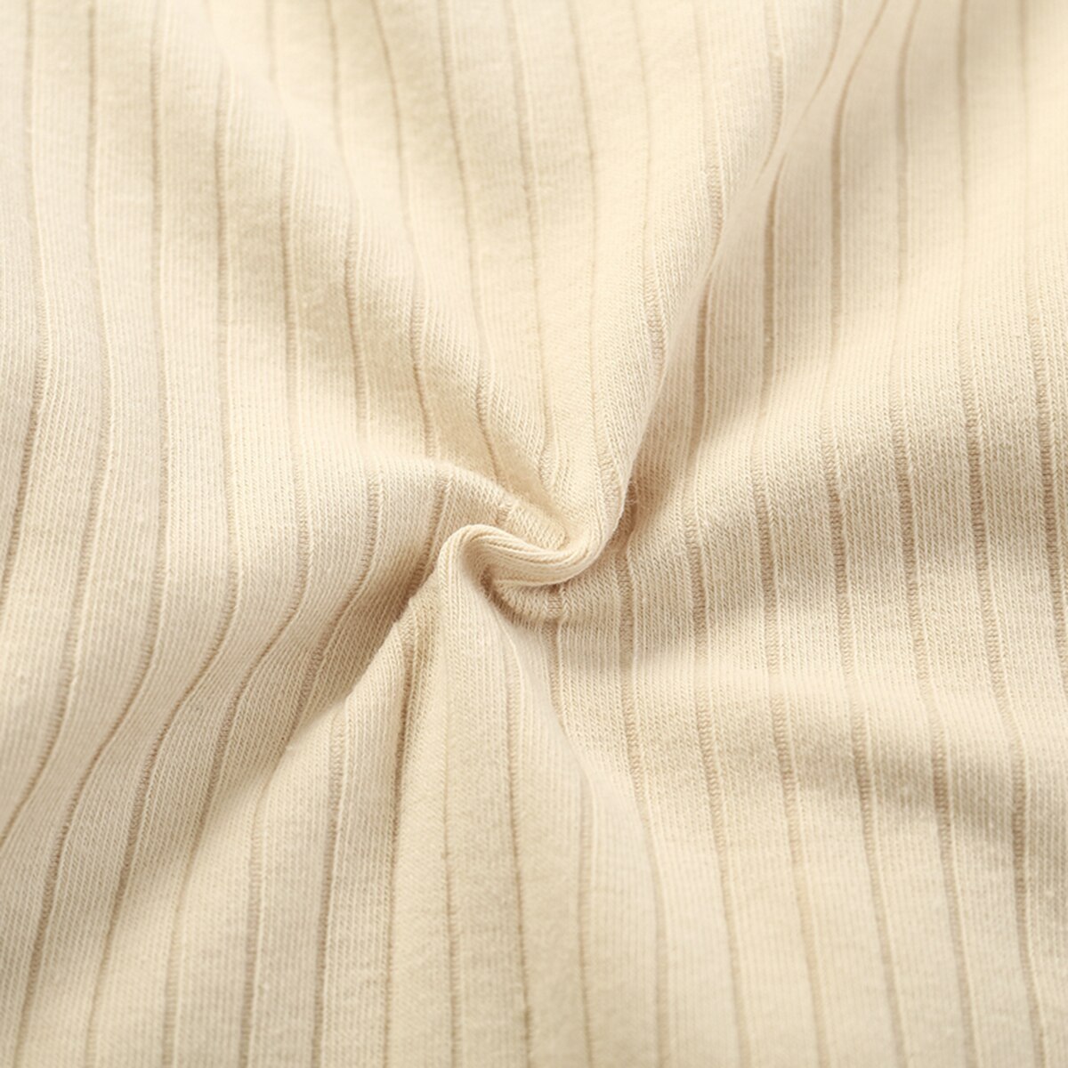 Citgeett Autumn Solid Newborn One-piece Footies Pajamas Infant Long Sleeve Round Neck Ruffle Nightclothes