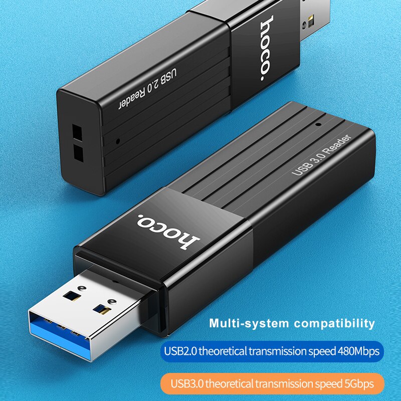 HOCO 2in1 Card Reader USB 3.0 2.0 SD Micro SD/TF Card Memory Reader Multi-card USB Writer Adapter Flash Drive Laptop Accessories
