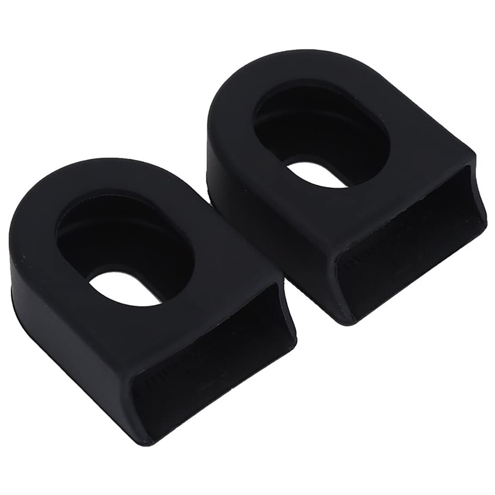 1Pair Bicycle Crank Arm Protector Cover Tear Resistance Silicone Road Bike Universal Crankset Protective Caps MTB Accessories