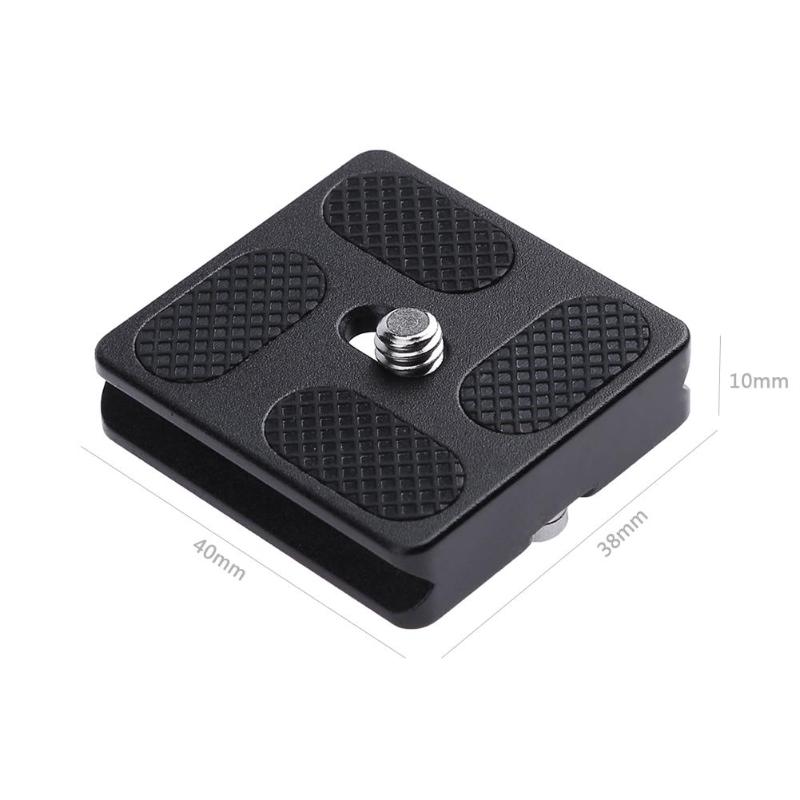 Universal Tripod Monopods PU40 Quick Release Plate J1 N1 Tripod Ball Head Arca Swiss w/1/4 inch Screw Camera Accessories