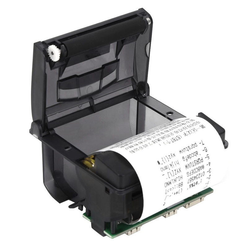 Goojprt Qr203 58Mm Micro-Mini impresora térmica integrada Rs232 + Ttl Panel Compatible Eml203 para el código de barras del billete de recepción