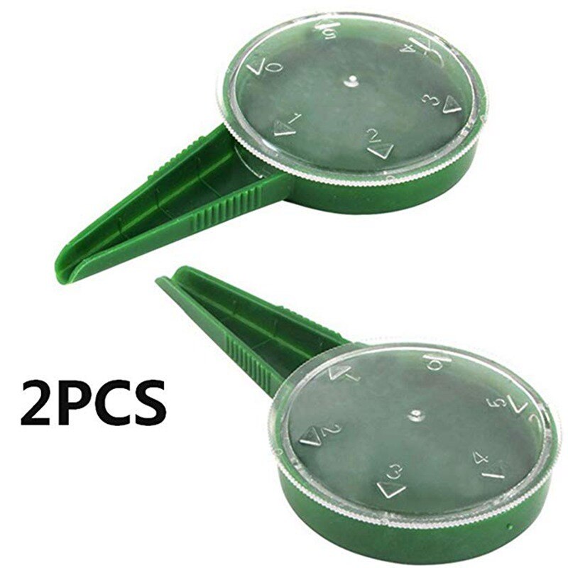 2Pc Seedlings Garden tools 5 Adjustable Size Seed Sowing Seedlings Hole Puncher Garden Flower Plant Seeds Planter Seed Dispenser: Default Title