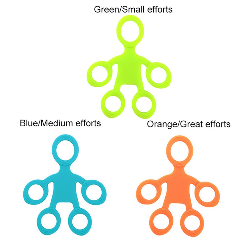 Finger Stretcher Hand Resistance Bands Extensor Exerciser Grip Strengthener Fitness Accessories for adults kids forearms wrist