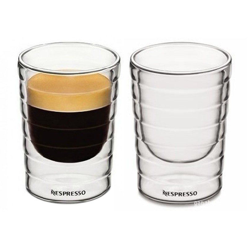 Taza de vidrio de doble pared hecha a mano, vaso transparente para café, leche, Tequila, cerveza, vino, cóctel, vasos térmicos de viaje, 85-350ML