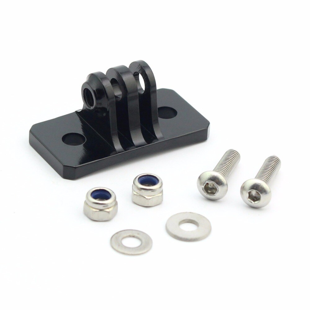 Skydiving Helmet Fixed Mount Holder Adapter Mounts for GOPRO Max 9 8 7 6 yi GitUp SJcam EKEN for AKASO EK7000 4K Action Camera: Black