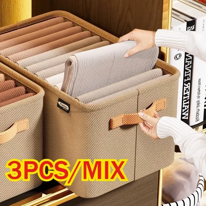 Boîte de rangement de garde-robe pour le rangement dans le placard, tiroirs de sous-vêtements, armoire de chambre à coucher, chaussettes, soutien-gorge, organisateur de pantalons
