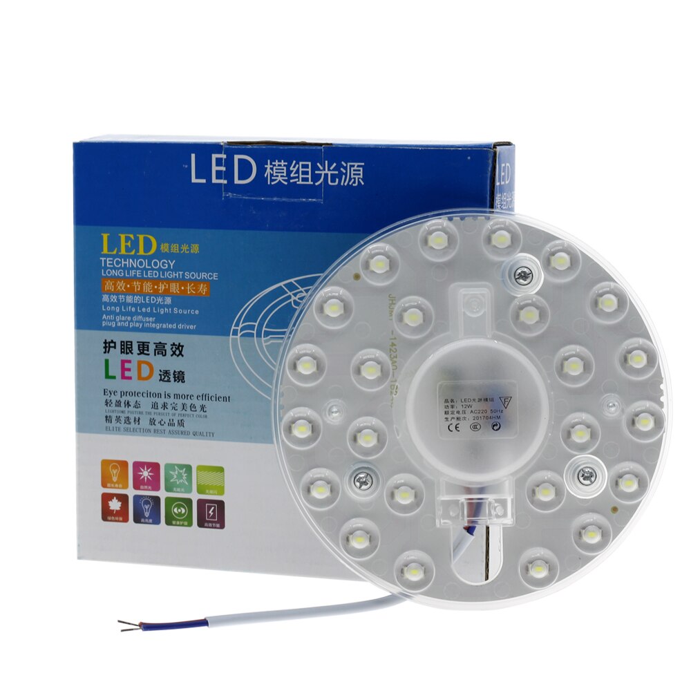 Led-paneel Downlight AC220V 12W 18W 24W 36W 2835 SMD Hoge Helderheid LED Module Lichtbron voor Plafond Lampen Binnenverlichting