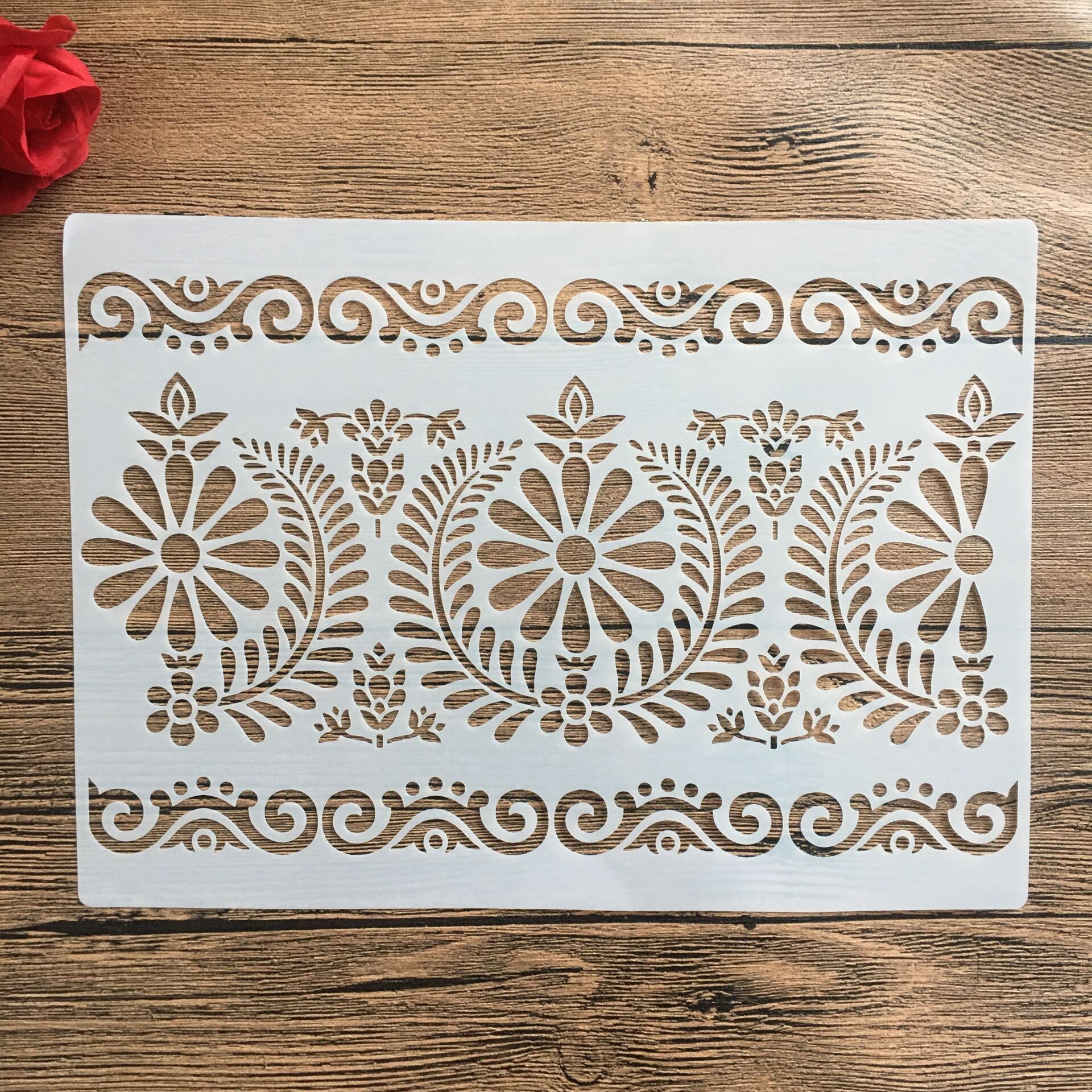 A4 29*21Cm Mandala Stencils Voor Diy Scrapbooking Plastic Stencil Voor Cake Decorating Muur Stencil Patronen Voor Schilderen bee