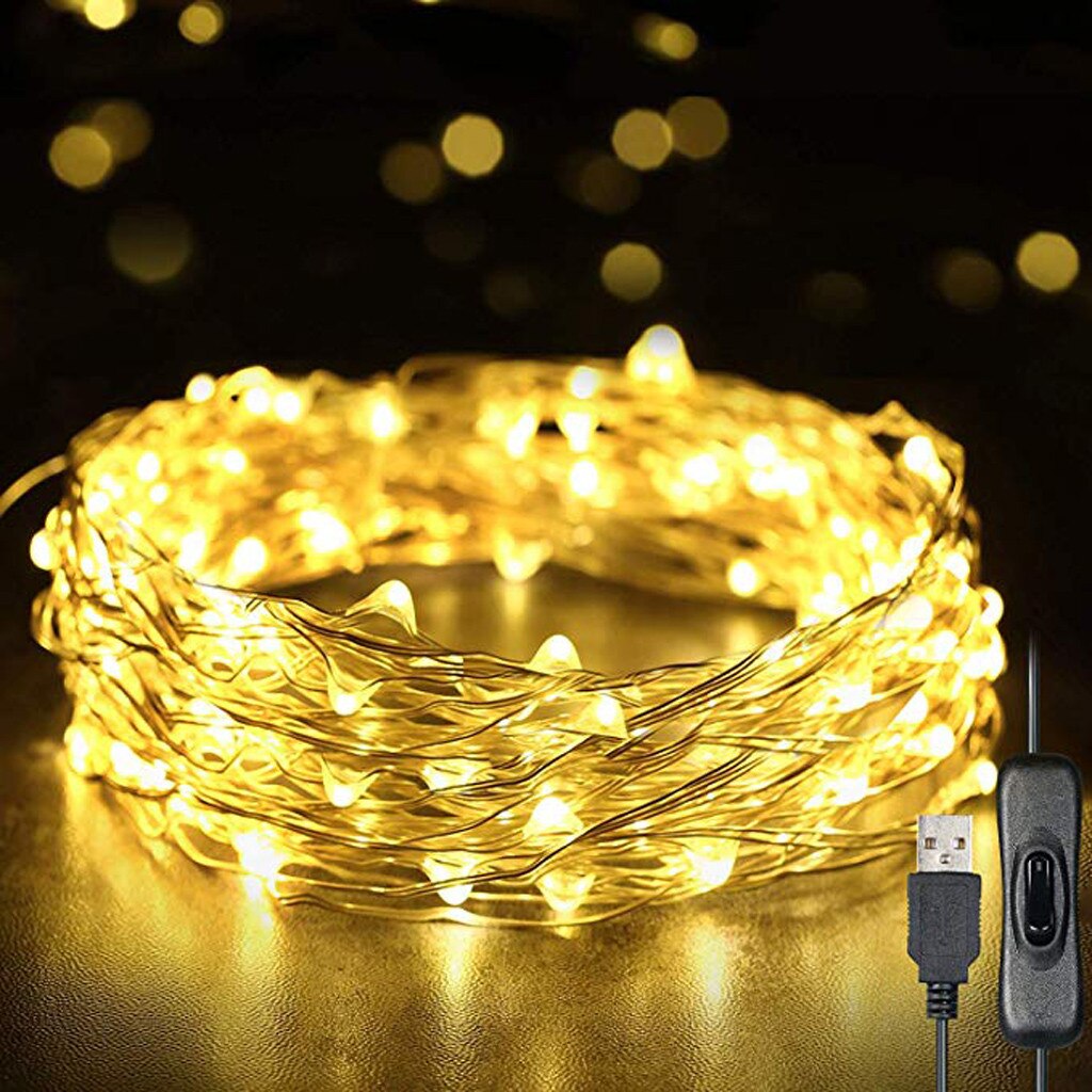 12m 120 LED solar Lights Waterproof Wire String with IP65 Outdoor led strip Rope Lights Party Wedding Decoration: Default Title