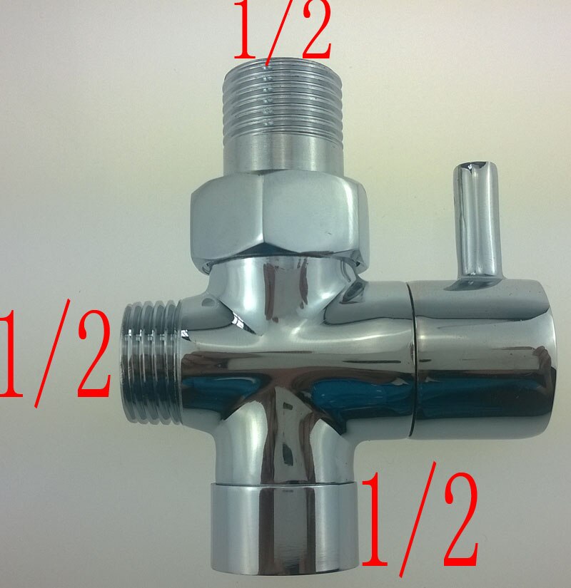 Jalostettu kupari tukeva ei ruostu kylpyhuonehana tarvikkeet jakoputki suihku vedenerotin osaventtiilin kytkinventtiili: Laventeli