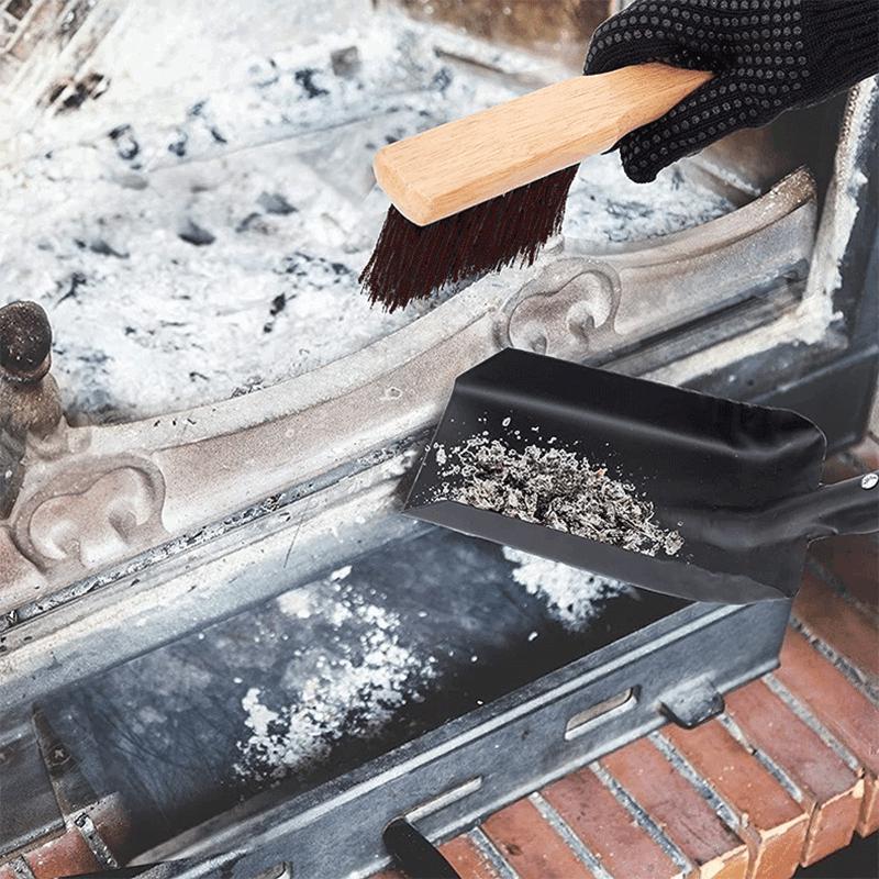 Kamin Asche Schaufel und Pinsel einstellen, Schaufel und Herde Pinsel, Kamin Schaufel und Pinsel Herde Ordentlich Zubehör einstellen