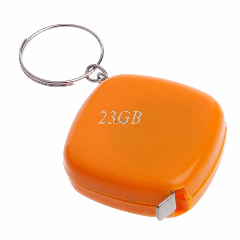 Retractable Ruler Measure Pull Ruler Keychain 1m/3ft Mini Portable JUN19_20