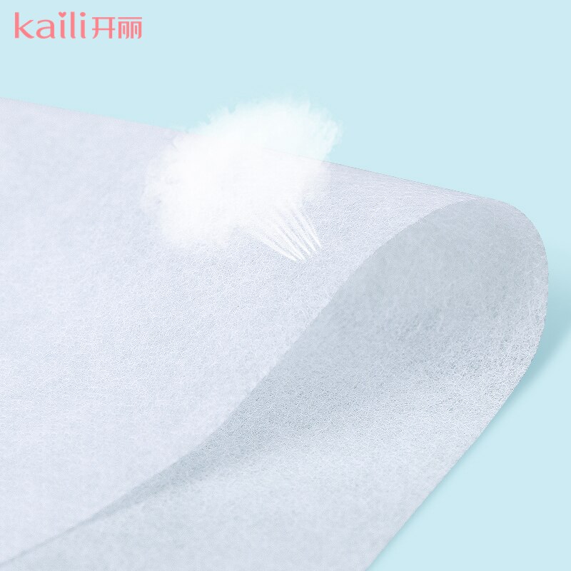 Kaili 100 bilder blöjfoder mjukt non-woven material isolerande blöjfilter urin omedelbar bytesdyna engångsbabyliner