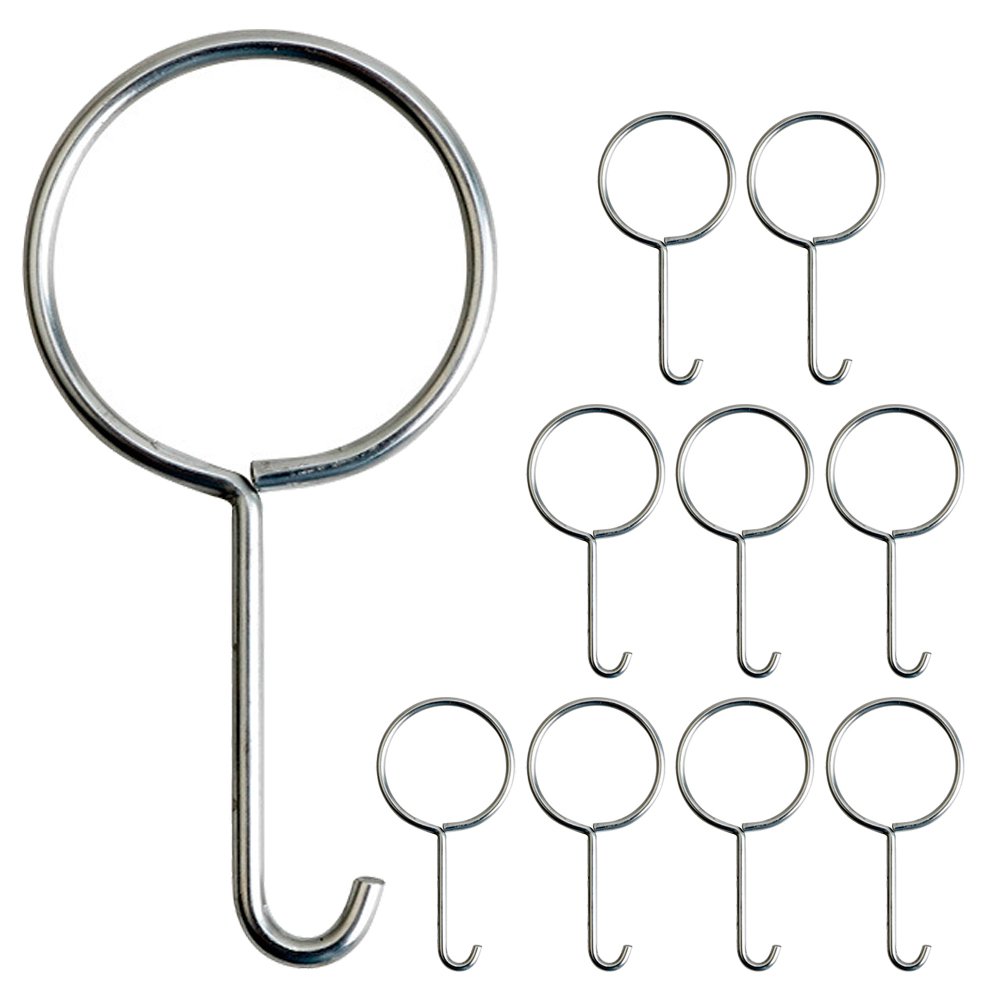 10 Pcs Stainless Steel Drain Hooks Shower Drain Removal Tool Drain Grate Puller Bathroom Sink Bathtub Accessories Drains Lifting: Default Title